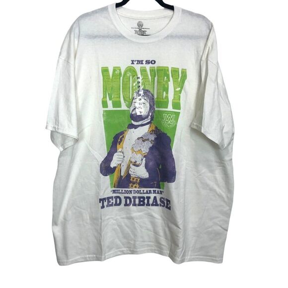 WWE Other - I'm So Money Million Dollar Man Ted Dibiase WWE Wrestling Graphic T Shirt NEW 2X